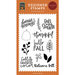 Carta Bella Paper - Welcome Fall Collection - Clear Photopolymer Stamps - Harvest Blessings