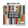 Carta Bella - Work Hard Play Hard Collection - 6 x 6 Paper Pad