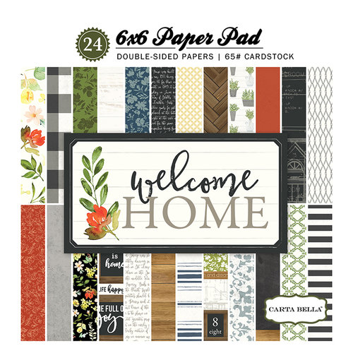 Carta Bella Paper - Welcome Home Collection - 6 x 6 Paper Pad