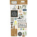 Carta Bella Paper - Welcome Home Collection - Chipboard Stickers