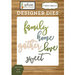 Carta Bella Paper - Welcome Home Collection - Designer Dies - Gather Home Word