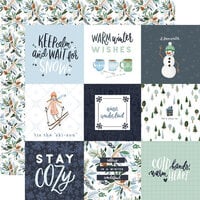 Carta Bella Paper - Winter Market Collection - 12 x 12 Double Sided Paper - 4 x 4 Journaling Cards