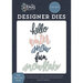 Carta Bella Paper - Winter Market Collection - Designer Dies - Hello Winter Words