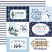 Carta Bella Paper - Wintertime Collection - Christmas - 12 x 12 Double Sided Paper - 6 x 4 Journaling Cards