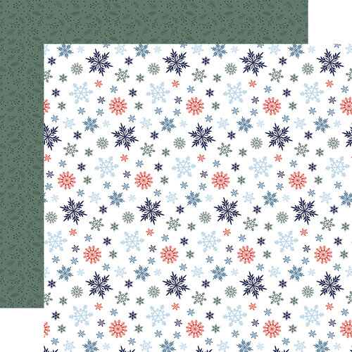 Carta Bella Paper - Wintertime Collection - Christmas - 12 x 12 Double Sided Paper - Happy Winter