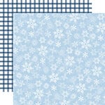 Carta Bella Paper - Wintertime Collection - Christmas - 12 x 12 Double Sided Paper - Falling Flakes