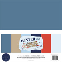 Carta Bella Paper - Wintertime Collection - Christmas - 12 x 12 Paper Kit - Solids