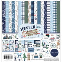 Carta Bella Paper - Wintertime Collection - Christmas - 12 x 12 Collection Kit