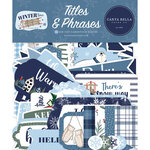Carta Bella Paper - Wintertime Collection - Christmas - Ephemera - Titles and Phrases