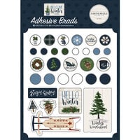 Carta Bella Paper - Welcome Winter Collection - Adhesive Brads