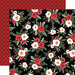 Carta Bella Paper - Happy Christmas Collection - 12 x 12 Double Sided Paper - Festive Floral