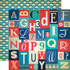 Carta Bella Paper - Yacht Club Collection - 12 x 12 Double Sided Paper - Alphabet Letters