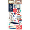 Carta Bella Paper - Yacht Club Collection - Chipboard Stickers