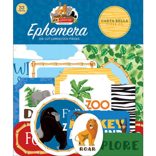 Carta Bella Paper - Zoo Adventure Collection - Ephemera