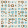 Carolee's Creations - Patterned Paper - Winter Collection - Winter Bullseye, CLEARANCE