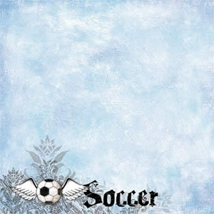 Carolee's Creations Adornit - Soccer Collection - Paper - Soccer Flight