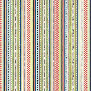 Carolee's Creations Adornit - Picnic Collection - Paper - Picnic Stripe, CLEARANCE