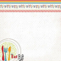 Carolee's Creations Adornit - Picnic Collection - Paper - Let's Eat