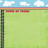 Carolee's Creations Adornit - Travel Collection - Paper - Town of Toons, CLEARANCE