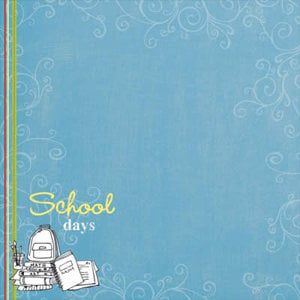 Carolee's Creations Adornit - School Days Collection - Paper - School Days Boy