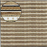 Carolee's Creations Adornit - Wild West Collection - 12x12 Paper - Wild West Stripes, CLEARANCE