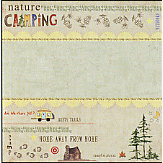 Carolee's Creations Adornit - Back 2 Nature Collection - 12x12 Paper - Back to Nature Words