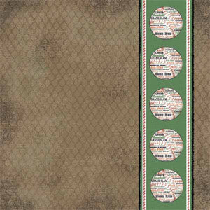 Carolee's Creations - Adornit - Baseball Collection - 12x12 Paper - Dugout