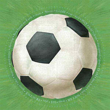Carolee's Creations - Adornit - Soccer Collection - 12 x 12 Paper - Jumbo Soccer Ball