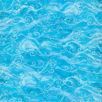 Carolee's Creations - Adornit - Swimming Collection - 12x12 Paper - Cannonball Waves, CLEARANCE