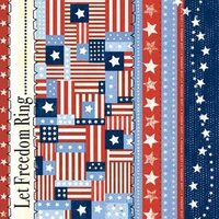 Carolee's Creations - Adornit - All American Collection - 12x12 Paper - Freedom Rings, CLEARANCE