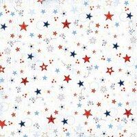 Carolee's Creations - Adornit - All American Collection - 12 x 12 Paper - Scattered Stars