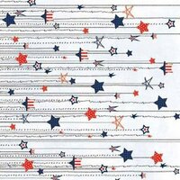 Carolee's Creations - Adornit - All American Collection - 12 x 12 Paper - Americana Stars