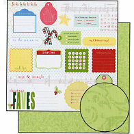 Carolee's Creations - Adornit - Holly Jolly Collection - 12 x 12 Double Sided Paper - Mix and Mingle, CLEARANCE