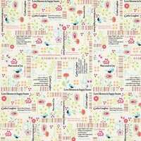 Carolee's Creations - Adornit - Nancy Jane Collection - 12 x 12 Paper - Love Blooms, CLEARANCE