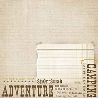 Carolee's Creations - Adornit - Camping Adventure Collection - 12 x 12 Paper - Camping Adventure, CLEARANCE