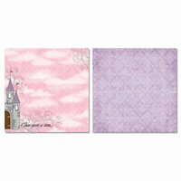 Carolee's Creations - Adornit - Princess Collection - 12 x 12 Double Sided Paper - Once Upon a Time A