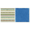 Carolee's Creations - Adornit - Destination Collection - 12 x 12 Double Sided Paper - Excursion Stripe