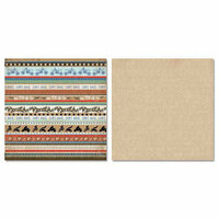 Carolee's Creations - Adornit - Dirt Bike Collection - 12 x 12 Double Sided Paper - Dirt Bike Stripe