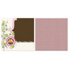 Carolee's Creations - Adornit - Pink Hoot Collection - 12 x 12 Double Sided Paper - Pink Hoot A