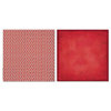 Carolee's Creations - Adornit - Misty Collection - 12 x 12 Double Sided Paper - Blooming Red