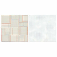 Carolee's Creations - Adornit - Misty Collection - 12 x 12 Double Sided Paper - Graphs