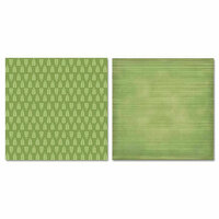 Carolee's Creations - Adornit - Misty Collection - 12 x 12 Double Sided Paper - Misty Green