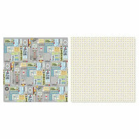 Carolee's Creations - Adornit - Vintage Groove Collection - 12 x 12 Double Sided Paper - Vintage Dictionary