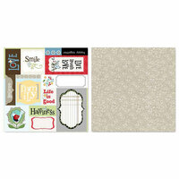 Carolee's Creations - Adornit - Vintage Groove Collection - 12 x 12 Double Sided Paper - Heirloom