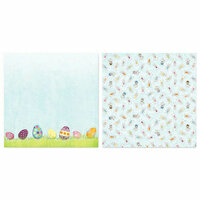 Carolee's Creations - Adornit - Easter Collection - 12 x 12 Double Sided Paper - Egg Hunt