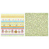 Carolee's Creations - Adornit - Easter Collection - 12 x 12 Double Sided Paper - Easter Ticker Tape