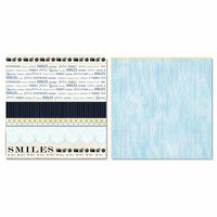 Carolee's Creations - Adornit - Photo Girl Collection - 12 x 12 Double Sided Paper - Photo Smiles
