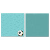 Carolee's Creations - Adornit - Soccer Collection - 12 x 12 Double Sided Paper - Soccer Talk