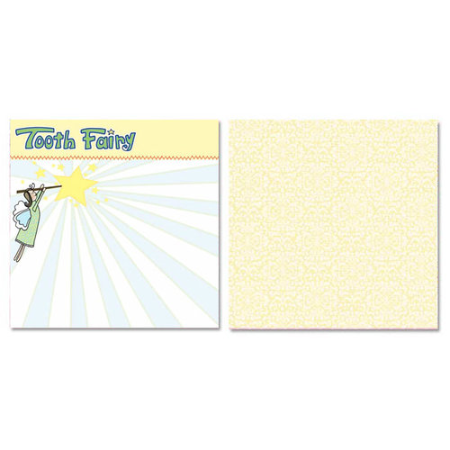 Carolee's Creations - Adornit - Tooth Fairy Collection - 12 x 12 Double Sided Paper - Tooth Fairy