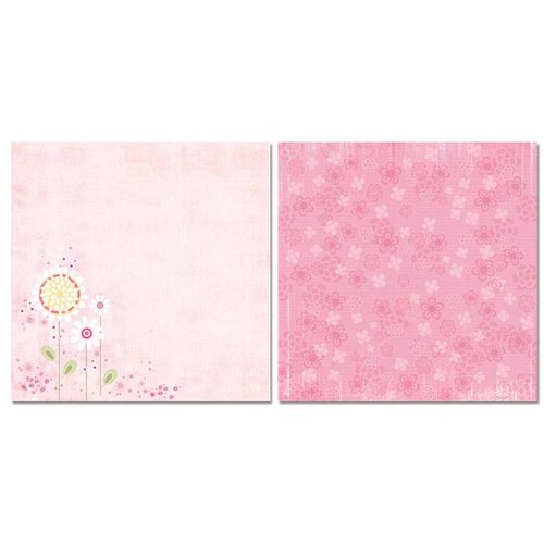 Carolee's Creations - Adornit - Baby Girl Collection - 12 x 12 Double Sided Paper - Itsy Bitsy You